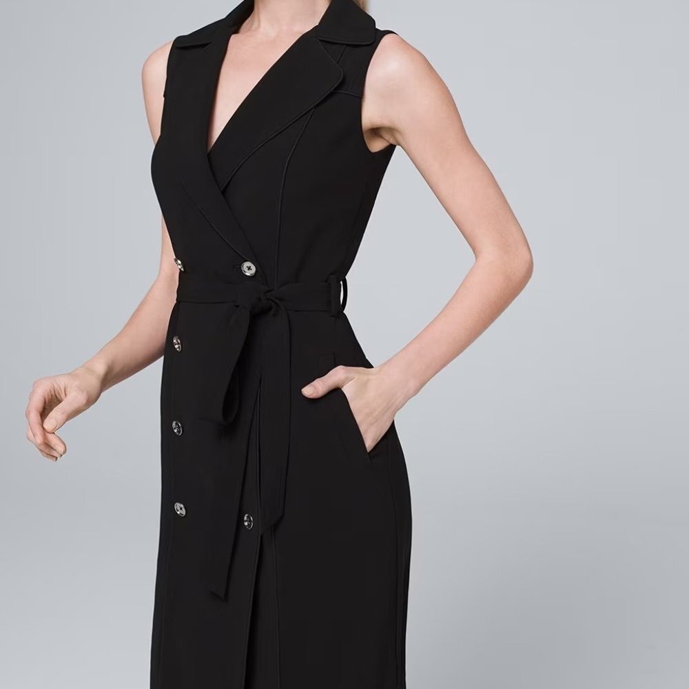 White House Black Market Iconic Artist Trench Dress Size: 6